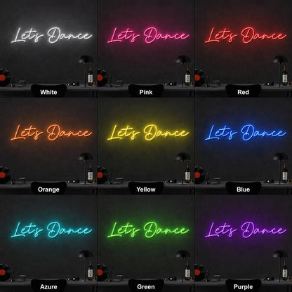 Lets Dance LED Neon Sign Man Cave Neon Sign - Shineneon