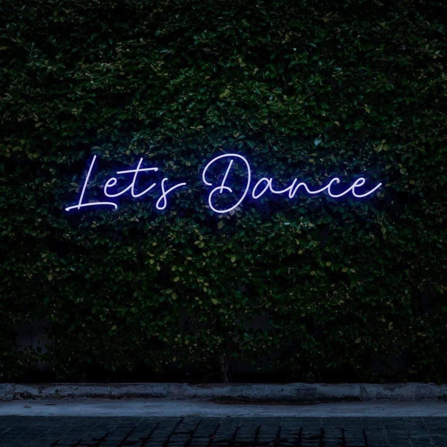 Lets Dance Purple Led Neon Sign For Outdoor Garden Bar Decor | Shineneon