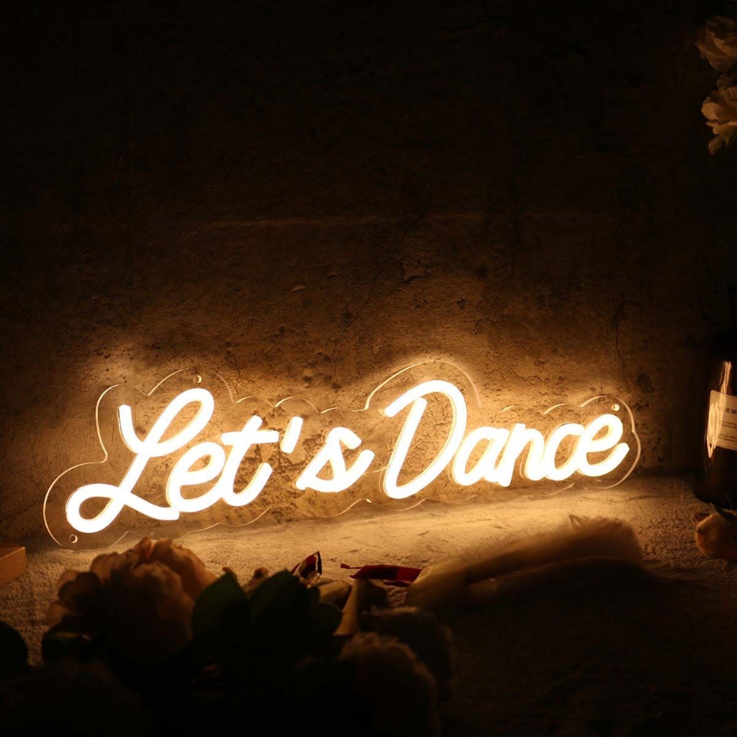 Lets Dance Yellow Custom Led Neon Sign - Shineneon