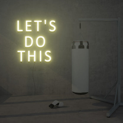Lets Do This Led Neon Sign Lights Night Lamp Led Neon Sign | Shineneon