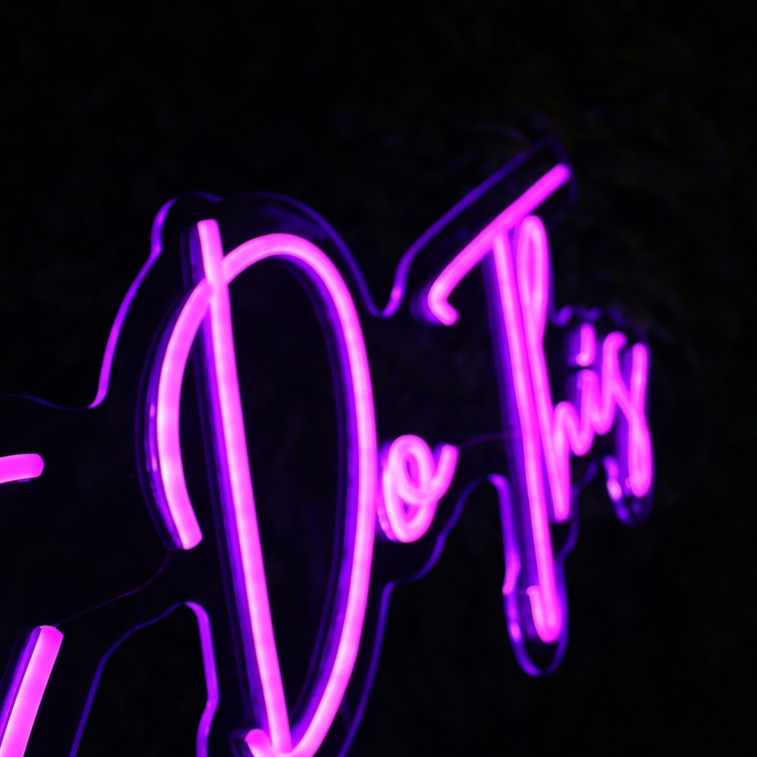 Lets Do This Purple Led Neon Sign - Shineneon