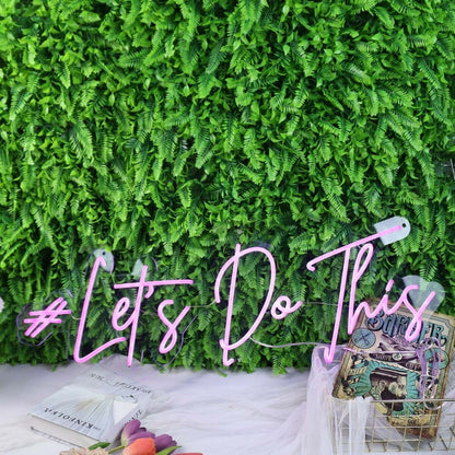 Lets Do This Purple Led Neon Sign - Shineneon