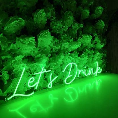 Lets Drink Led Neon Light Sign | Shineneon