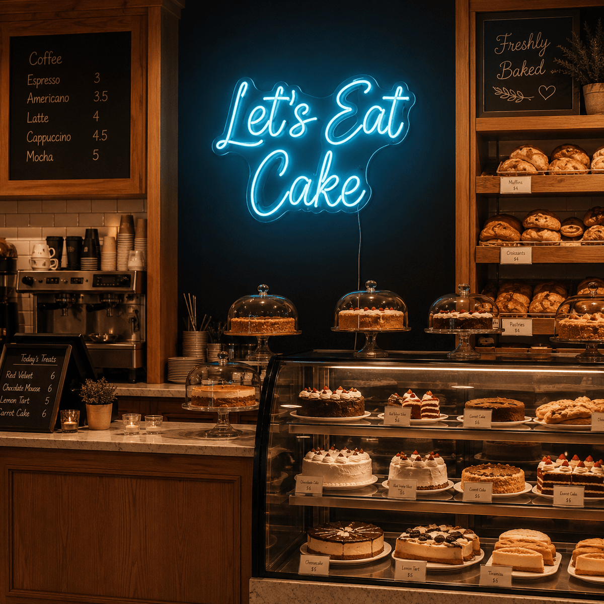 Let's Eat Cake LED Neon Sign - Shineneon