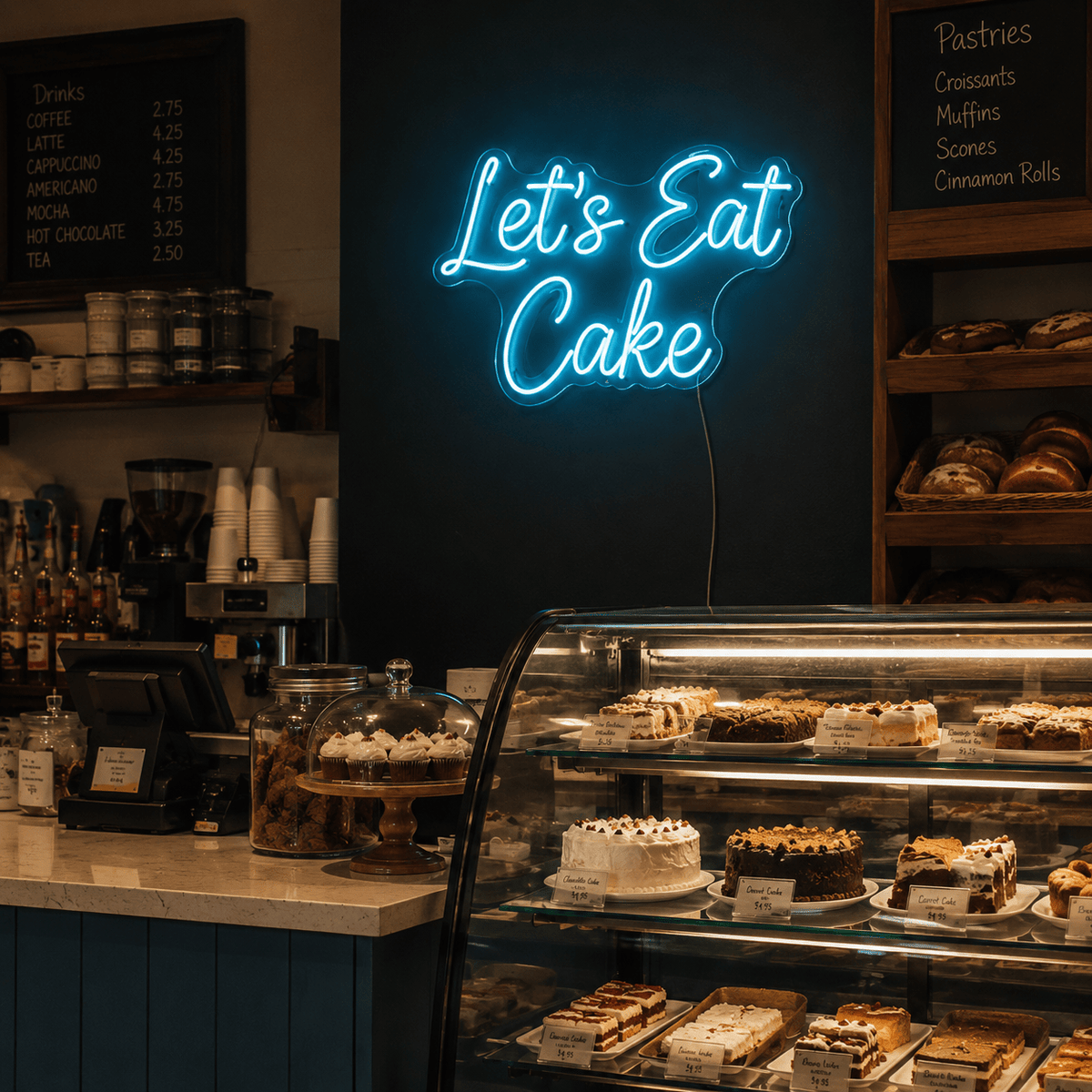Let's Eat Cake LED Neon Sign - Shineneon