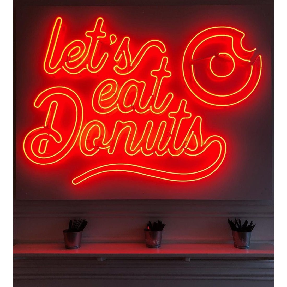 Lets Eat Donuts Led Sign Business Neon Sign - Shineneon