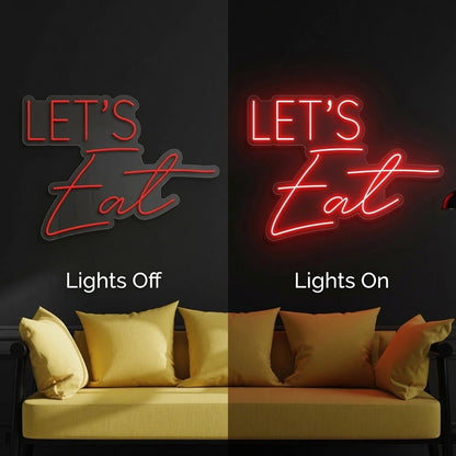 Let's Eat LED Neon Sign - Shineneon
