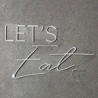 Lets Eat Led Sign Restaurant Decor | Shineneon