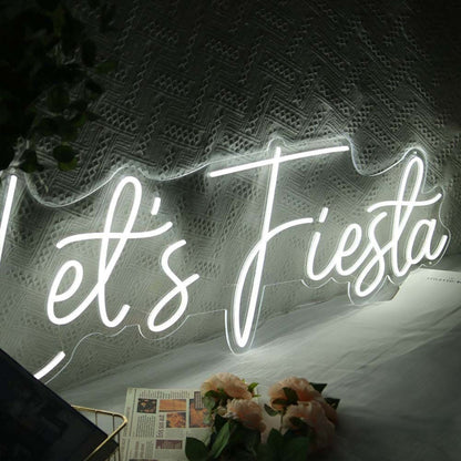 Lets Fiesta Led Neon Sign Fcelebratory And Fun Spaces | Shineneon