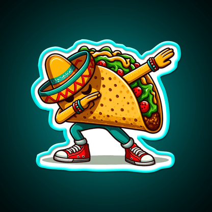 Lets Fiesta Mexican Taco De Mayo Taco Led Neon Sign Kitchen Sign Rgb Color - Shineneon