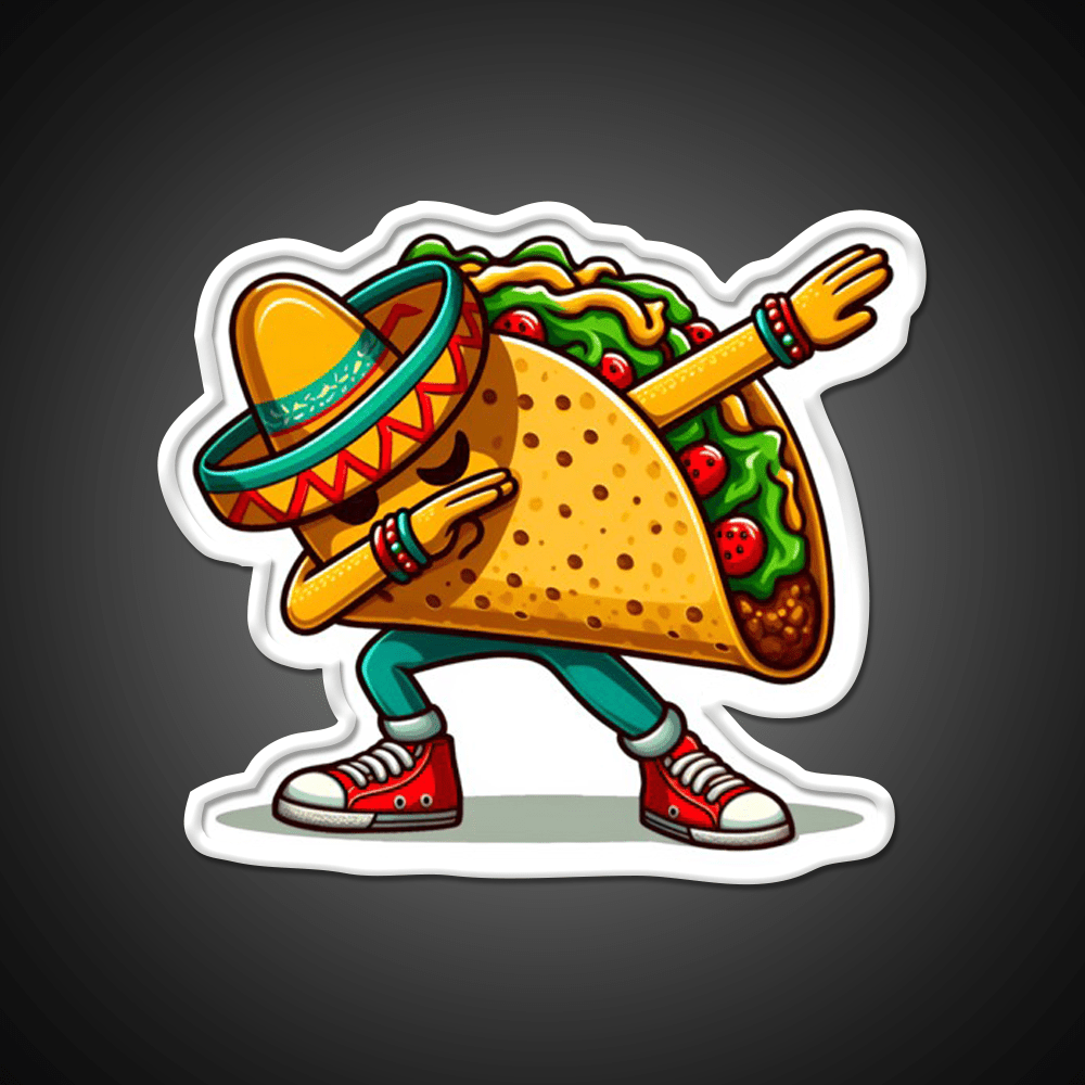 Lets Fiesta Mexican Taco De Mayo Taco Led Neon Sign Kitchen Sign Rgb Color - Shineneon
