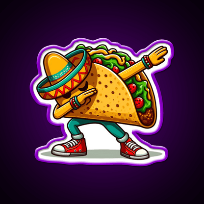 Lets Fiesta Mexican Taco De Mayo Taco Led Neon Sign Kitchen Sign Rgb Color - Shineneon