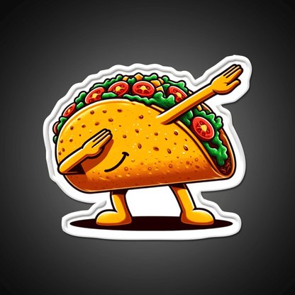 Lets Fiesta Mexican Taco De Mayo Taco Led Neon Sign Taco Light Rgb Color - Shineneon