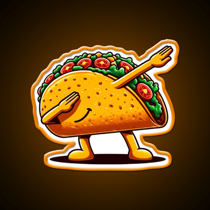 Lets Fiesta Mexican Taco De Mayo Taco Led Neon Sign Taco Light Rgb Color - Shineneon