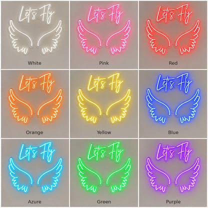 Lets Fly LED Neon Sign - Shineneon