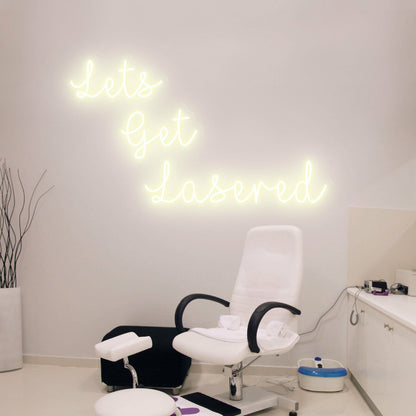 Lets Get Lasered Add A Modern Twist To Beauty With Neon | Shineneon