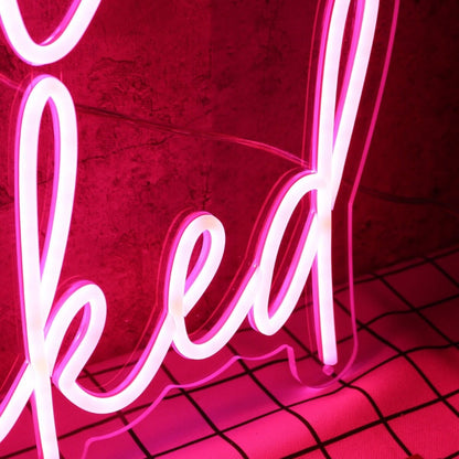 Lets Get Naked Red Custom Led Neon Sign - Shineneon