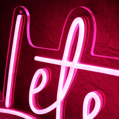 Lets Get Naked Red Custom Led Neon Sign - Shineneon