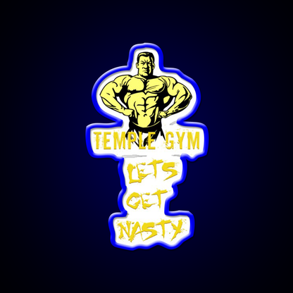 Lets Get Nasty Gym Sign Gym Fitness Led Neon Sign Rgb Color