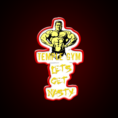 Lets Get Nasty Gym Sign Gym Fitness Led Neon Sign Rgb Color