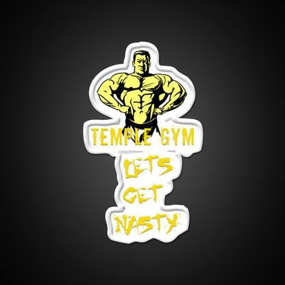 Lets Get Nasty Gym Sign Gym Fitness Led Neon Sign Rgb Color