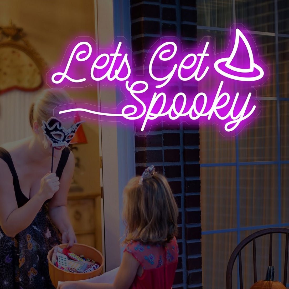 Lets Get Spooky Led Sign Business Neon Signs - Shineneon