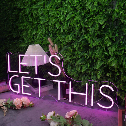 Lets Get This Pink Neon Sign | Shineneon