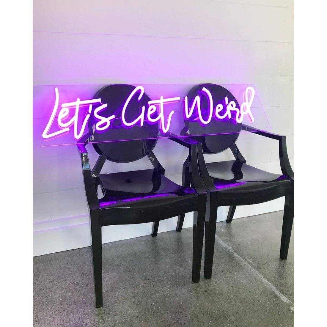 Lets Get Weird Led Sign Business Neon Sign - Shineneon