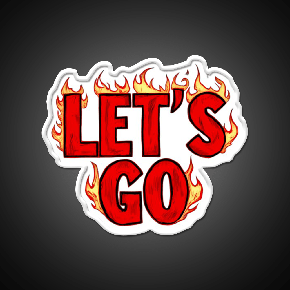 Lets Go 38 Taco Led Neon Sign Mexican Food Sign Rgb Color - Shineneon