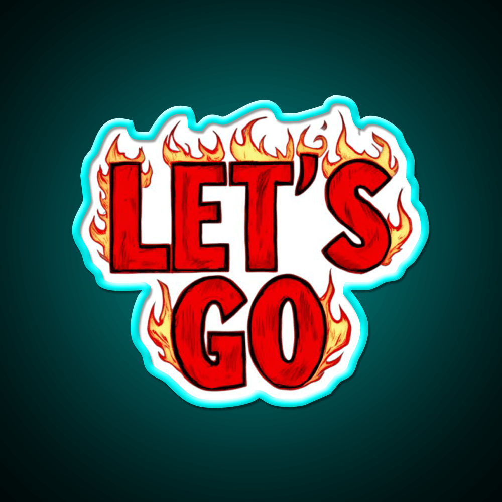 Lets Go 38 Taco Led Neon Sign Mexican Food Sign Rgb Color - Shineneon