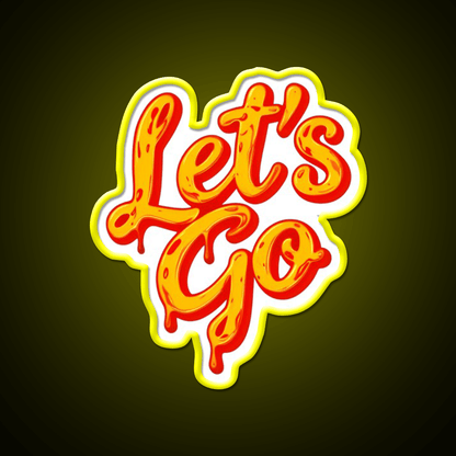 Lets Go 41 Taco Led Neon Sign Mexican Food Sign Rgb Color - Shineneon