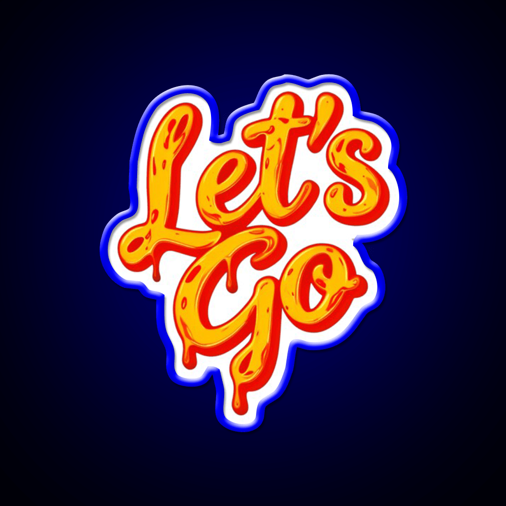 Lets Go 41 Taco Led Neon Sign Mexican Food Sign Rgb Color - Shineneon
