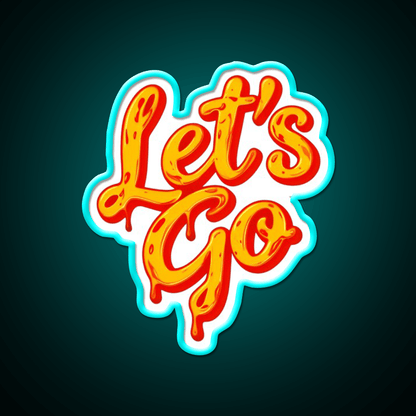 Lets Go 41 Taco Led Neon Sign Mexican Food Sign Rgb Color - Shineneon