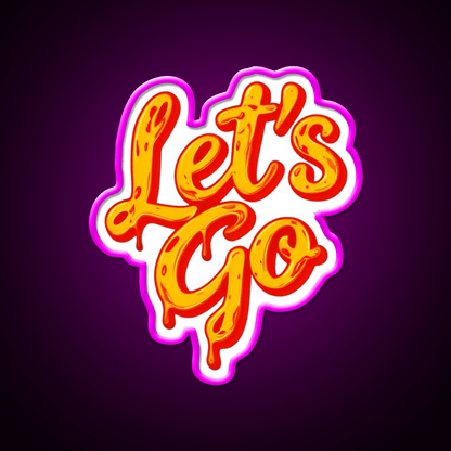 Lets Go 41 Taco Led Neon Sign Mexican Food Sign Rgb Color - Shineneon