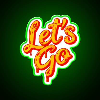 Lets Go 41 Taco Led Neon Sign Mexican Food Sign Rgb Color - Shineneon