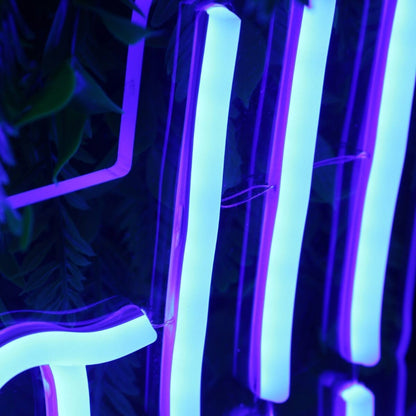 Lets Go Blue Led Neon Sign - Shineneon