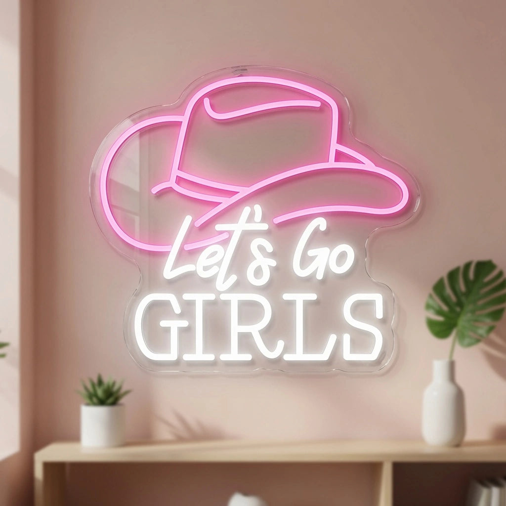 Let's Go Girls LED Neon Sign - 01 Original Product Image