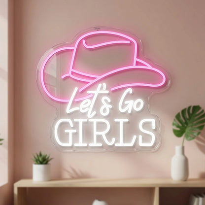 Let's Go Girls LED Neon Sign - 01 Original Product Image