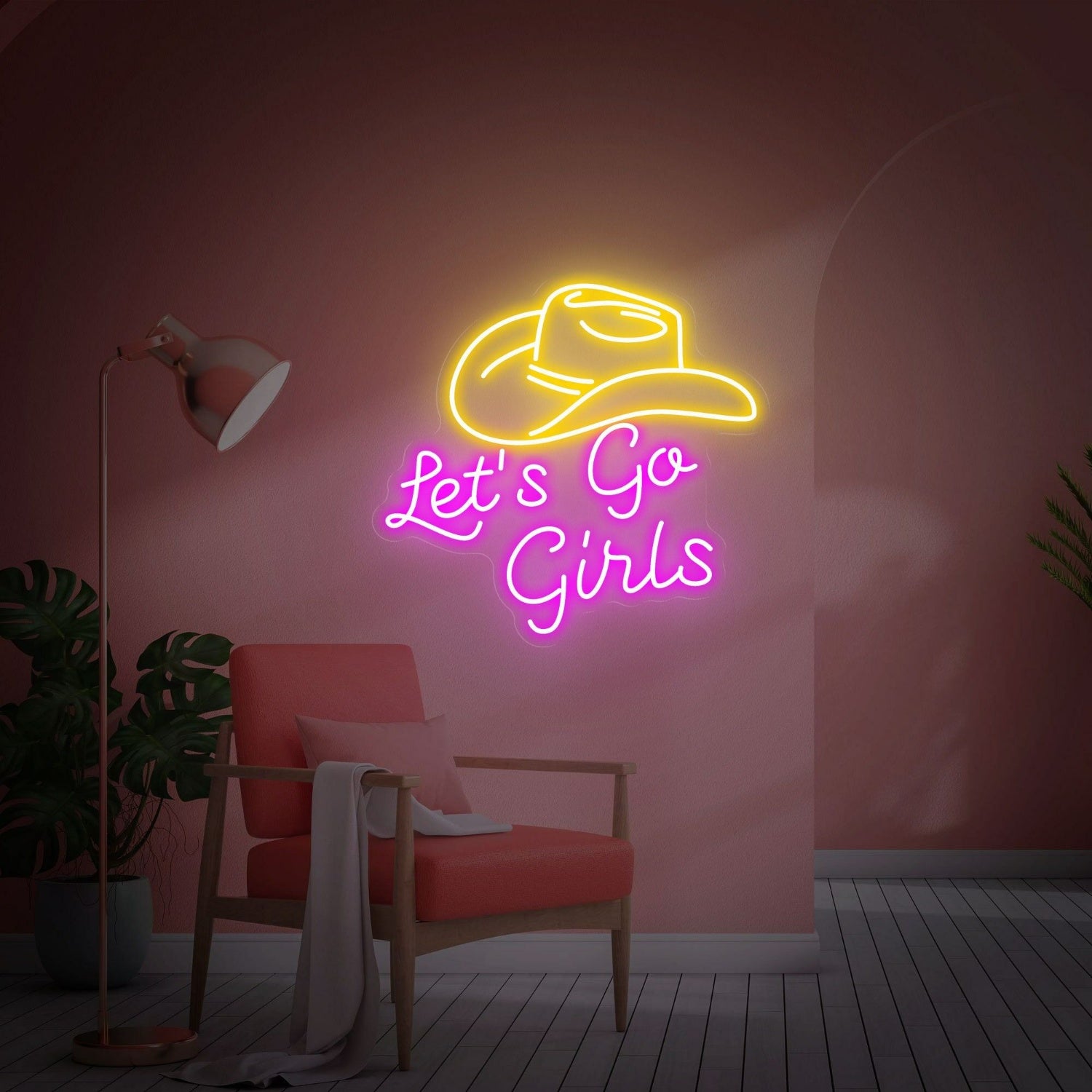 Lets Go Girls Led Neon Sign Fbachelorette Party Teenage Girl Gifts | Shineneon