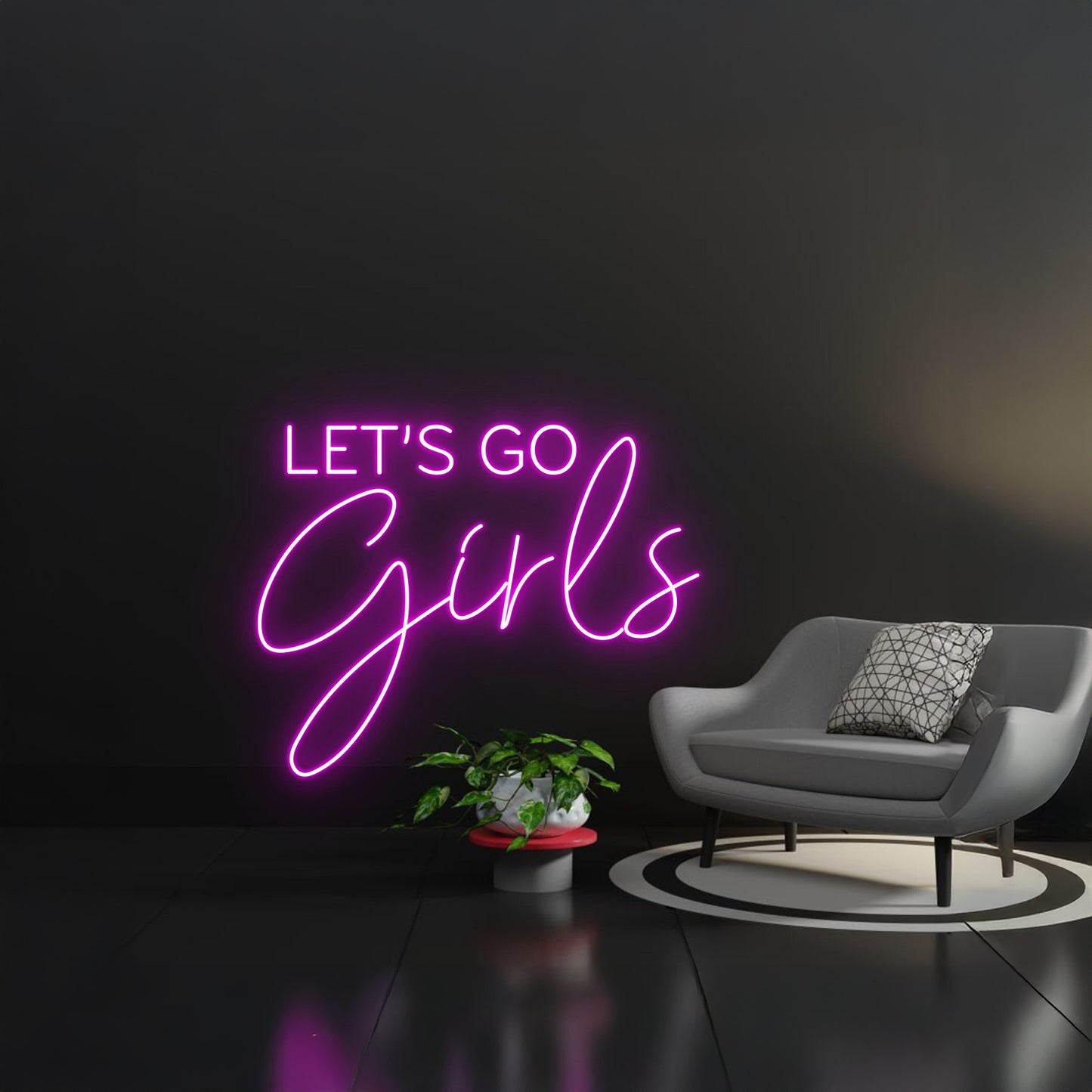 Lets Go Girls Neon Sign