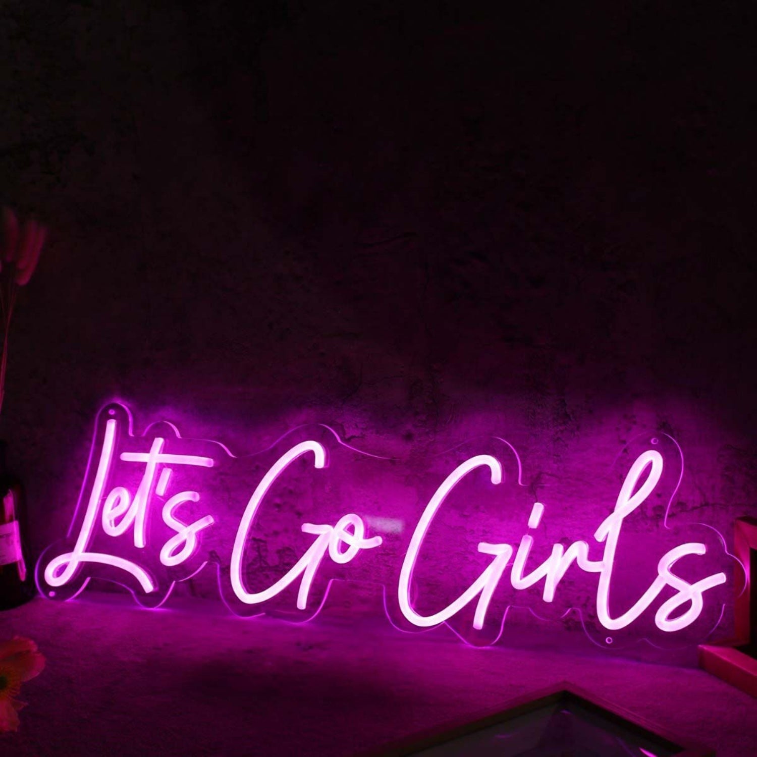 Lets Go Girls Pink Custom Led Neon Sign - Shineneon
