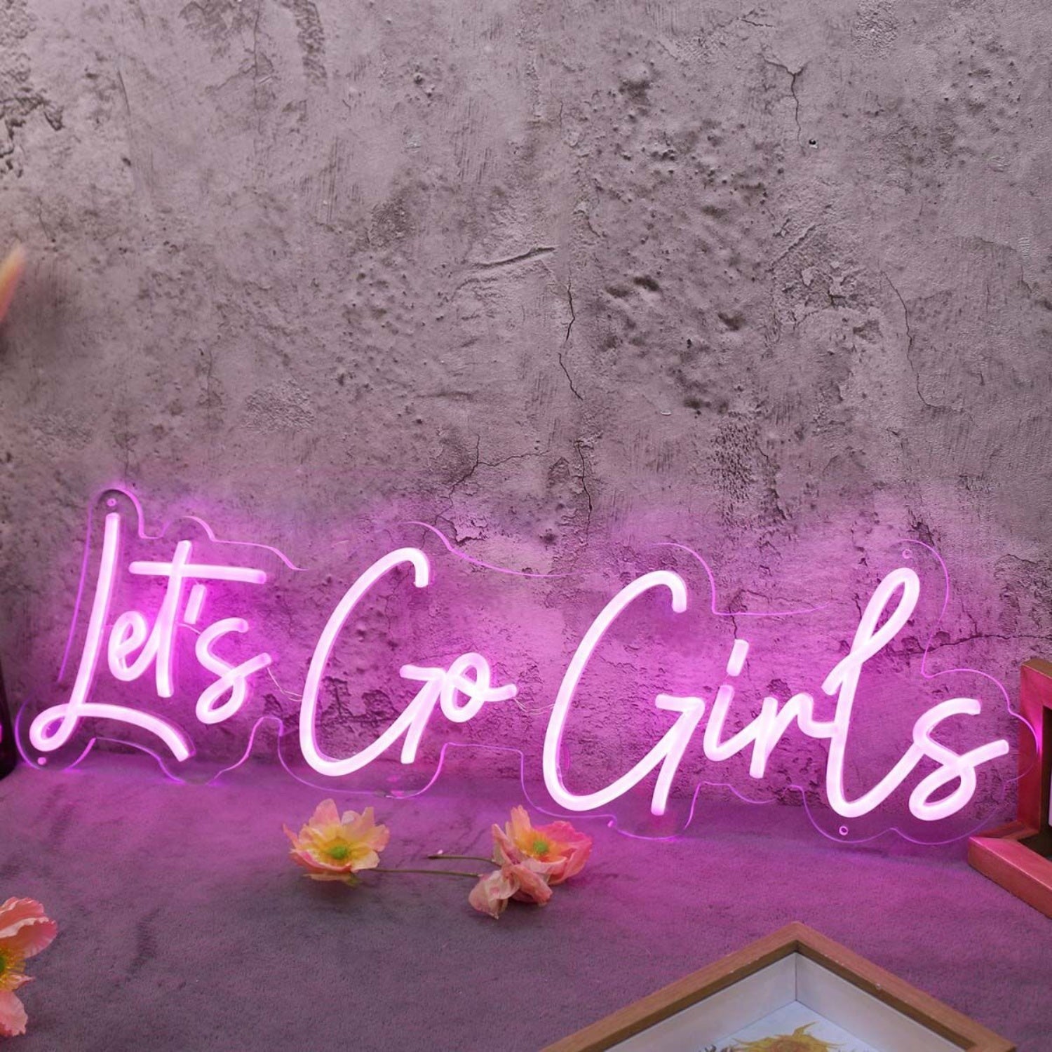 Lets Go Girls Pink Custom Led Neon Sign - Shineneon