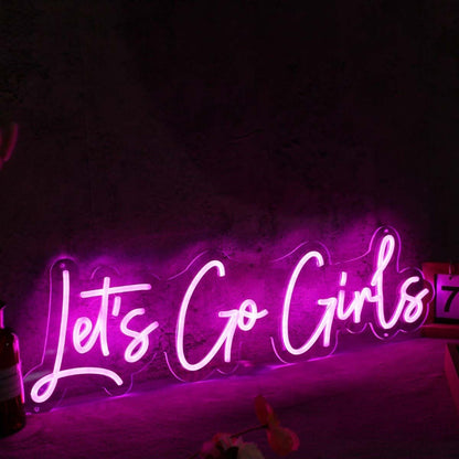 Lets Go Girls Pink Custom Led Neon Sign - Shineneon
