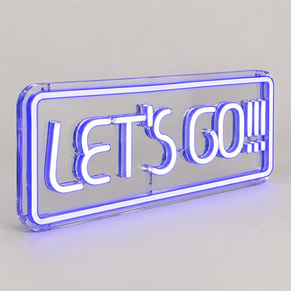 Lets Go LED Neon Sign - Shineneon