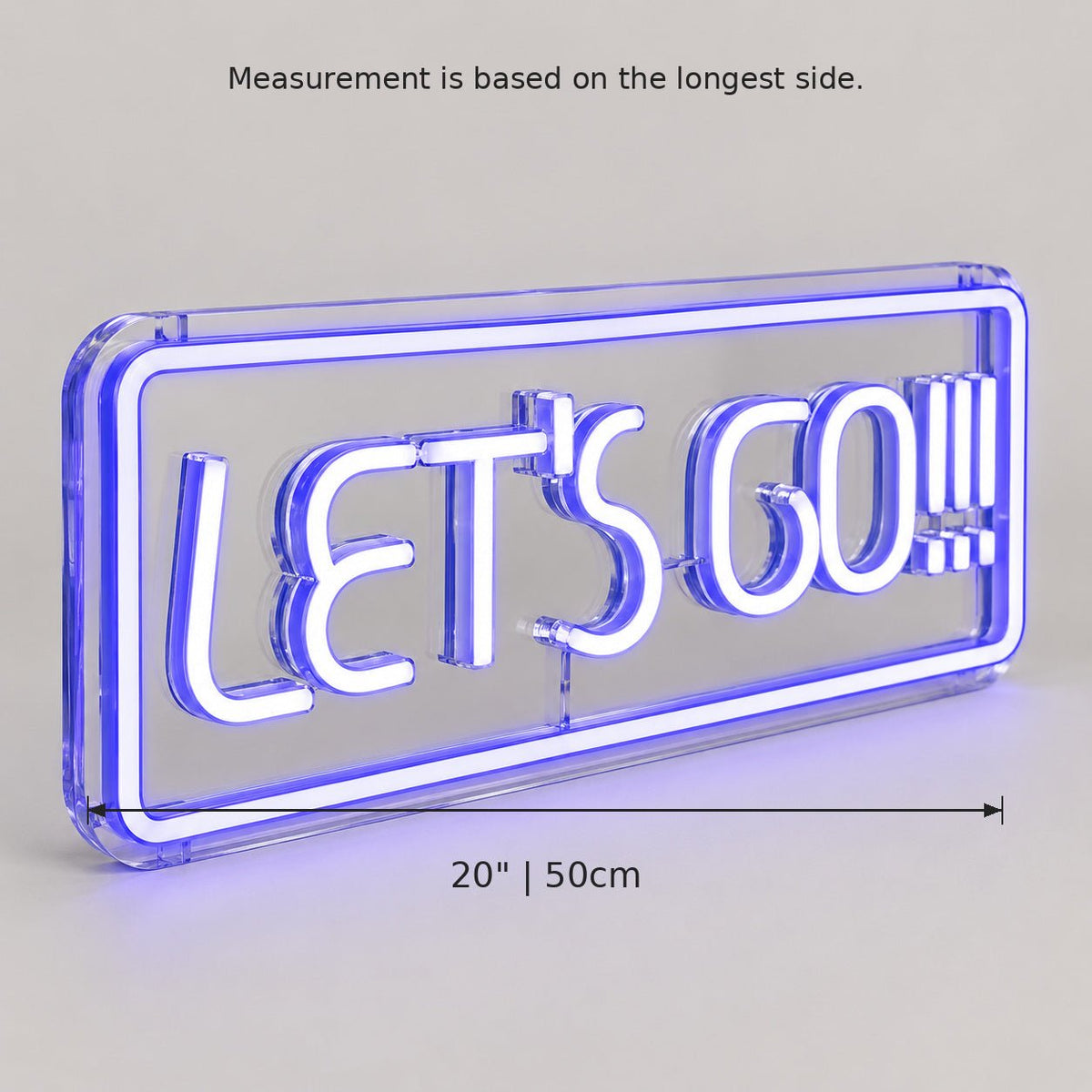 Lets Go LED Neon Sign - Shineneon
