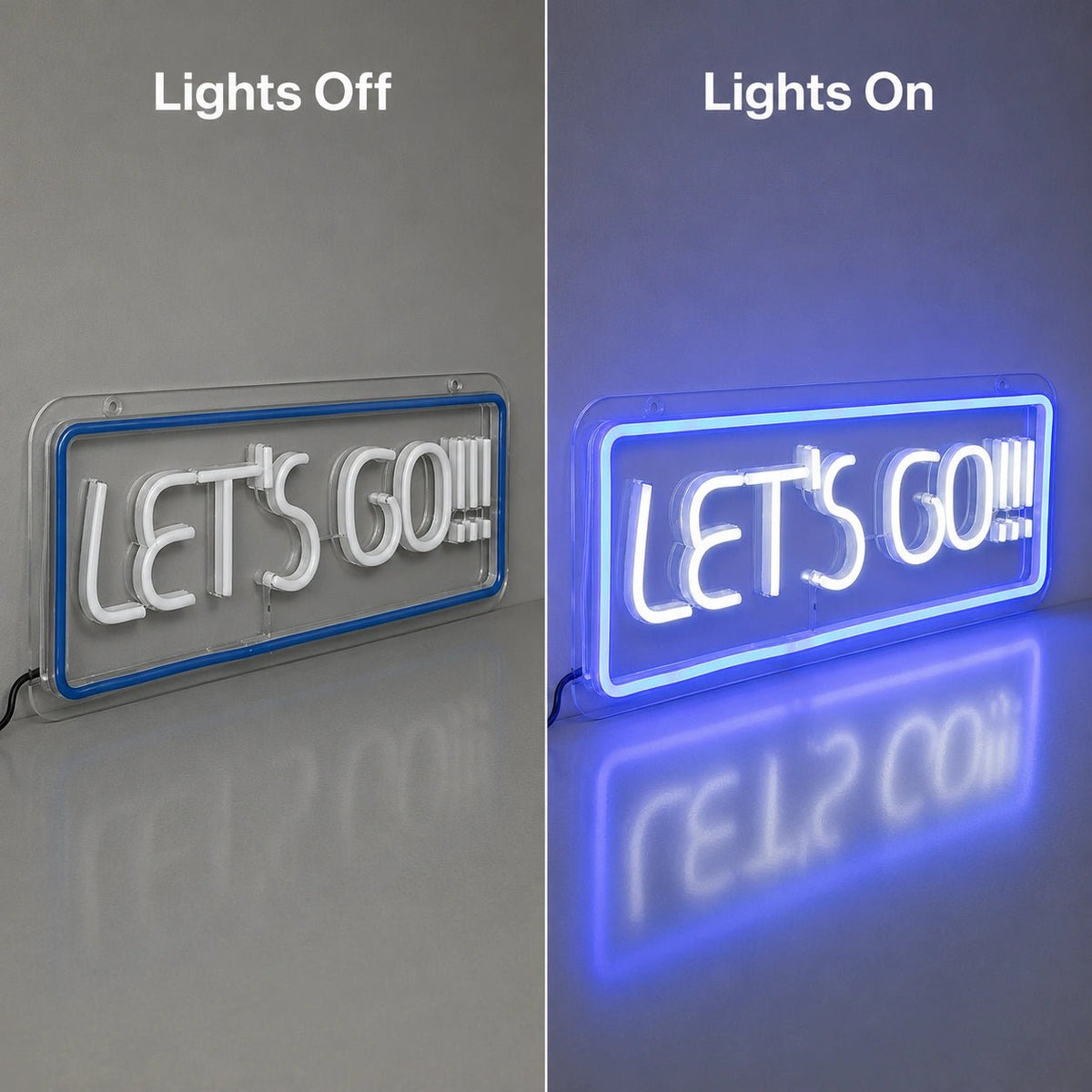 Lets Go LED Neon Sign - Shineneon