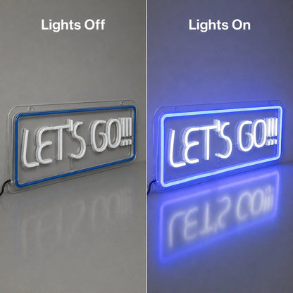 Lets Go LED Neon Sign - Shineneon