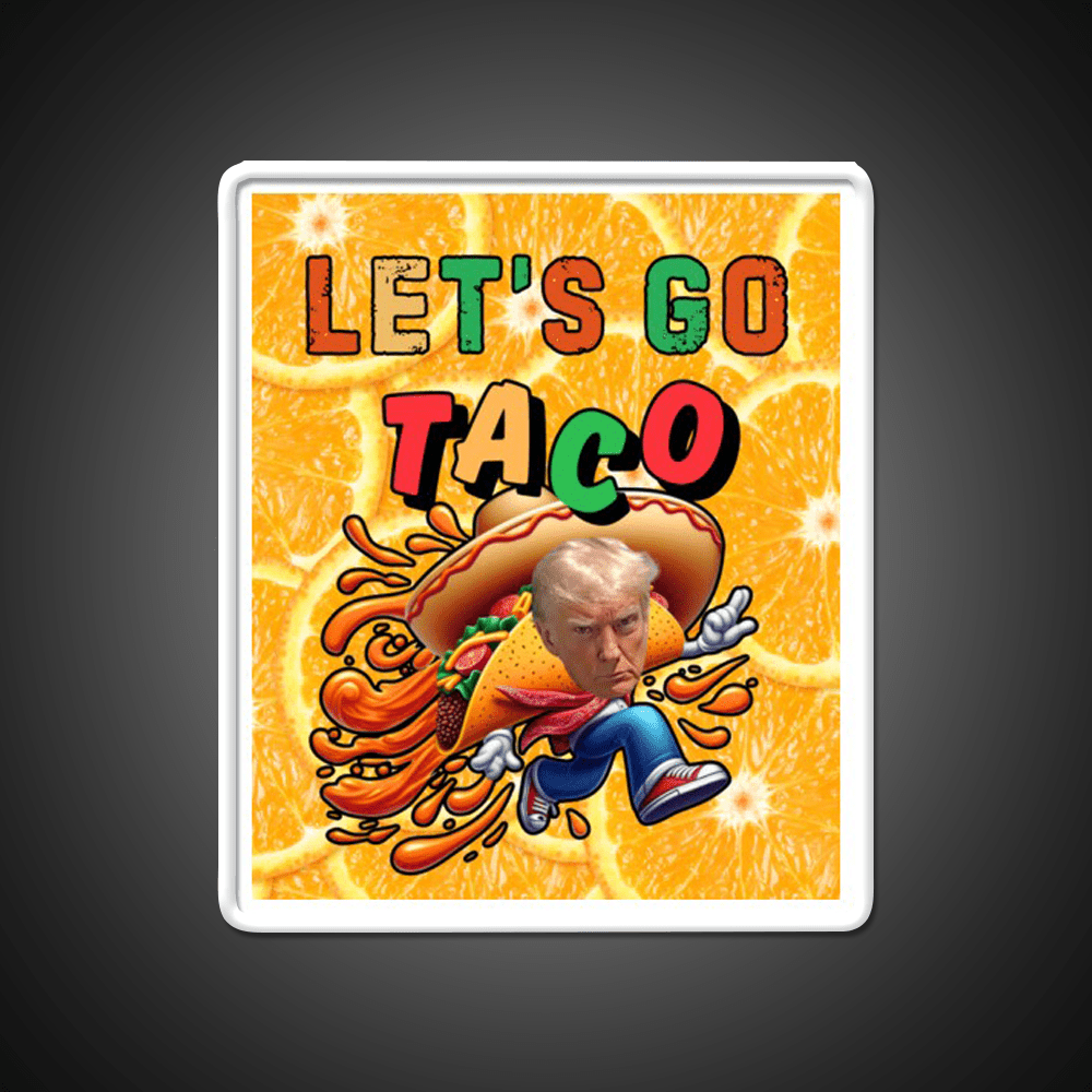 Lets Go Taco Led Neon Sign Mexican Food Sign Food Led Light Rgb Color - Shineneon