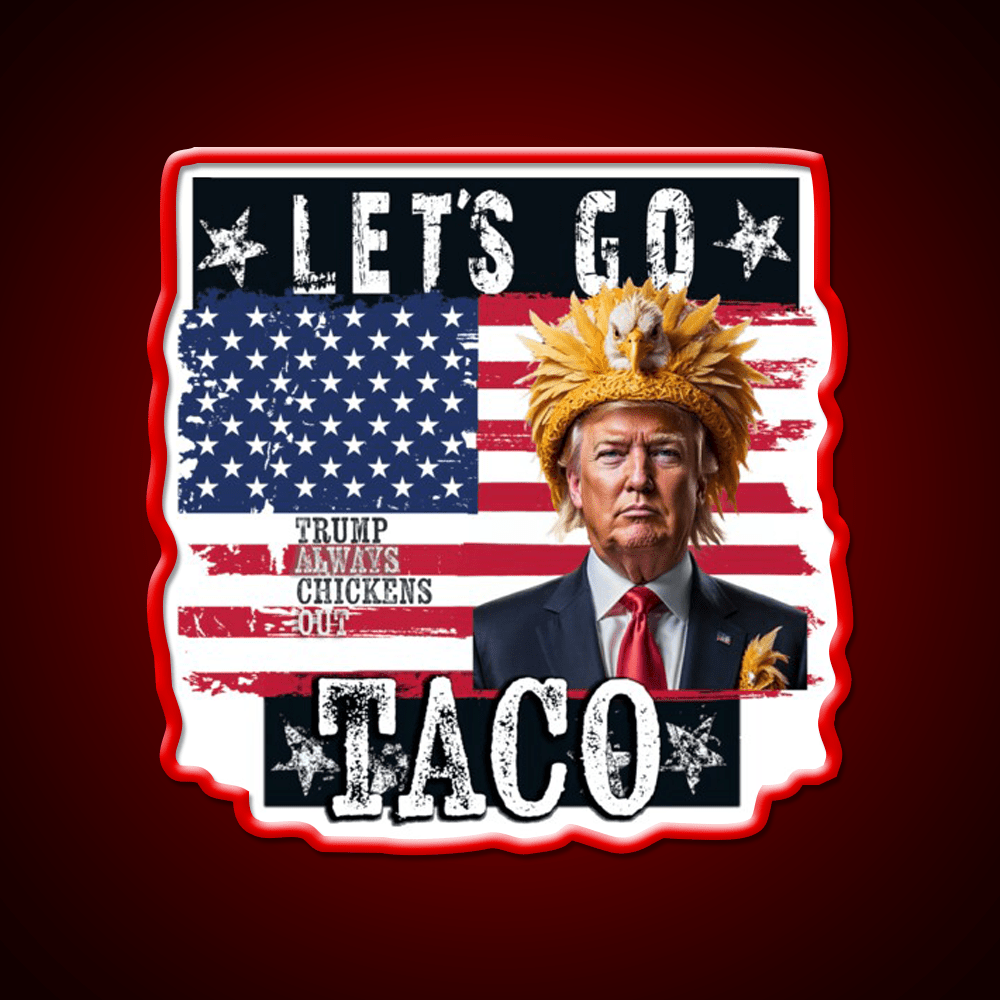 Lets Go Taco Led Neon Sign Mexican Food Sign For Home Bar Rgb Color - Shineneon