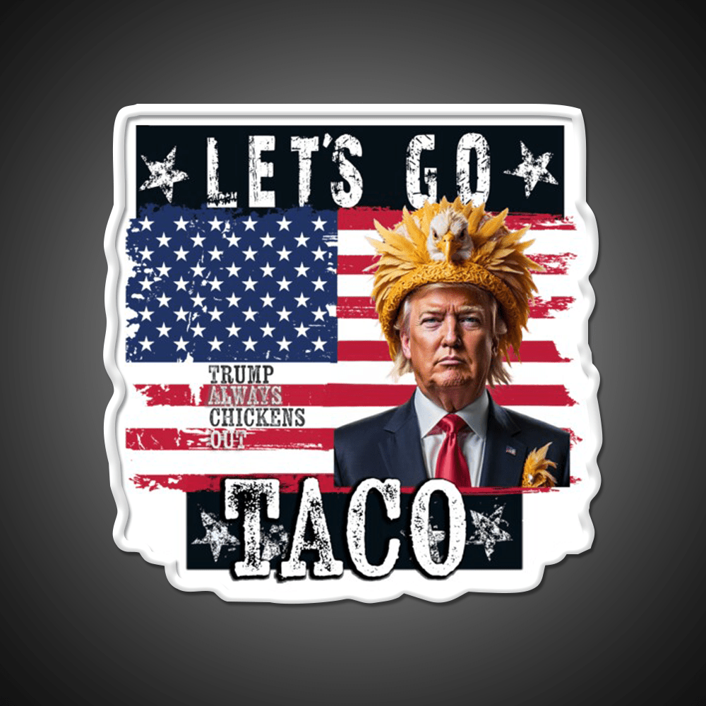 Lets Go Taco Led Neon Sign Mexican Food Sign For Home Bar Rgb Color - Shineneon